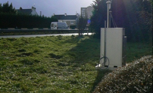 Station mobile de mesure de la qualité de l'air boulevard L Blum à Trignac