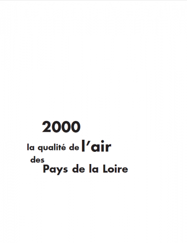 rapport annuel 2000
