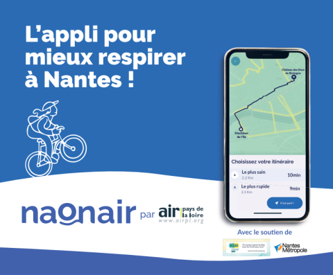 Naonair, l'appli pour mieux respirer à Nantes