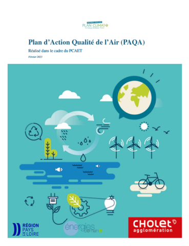 Couverture du Plan d'action qualité de l'air de Cholet Agglomération