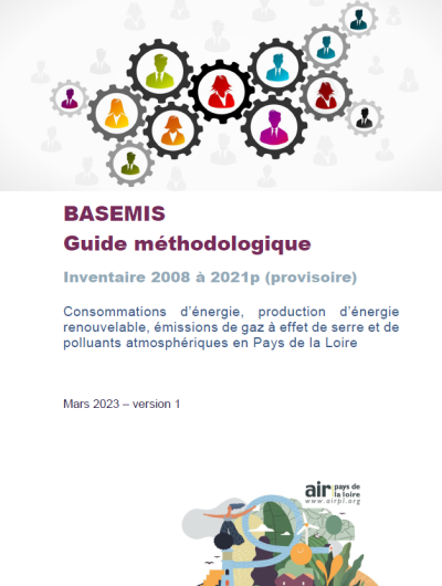 couverture rapport BASEMIS, guide méthodologique, inventaire 2008 à 2021p