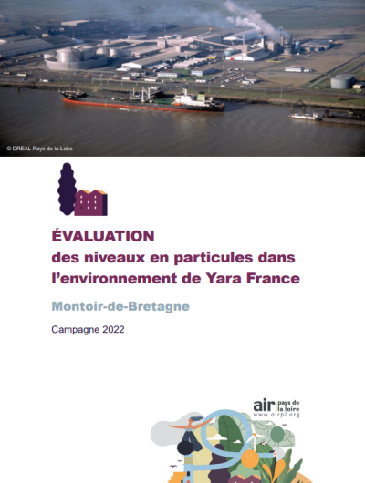 évaluation des niveaux en particules dans l’environnement de Yara France
